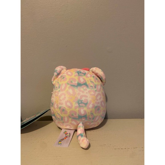 Squishmallows Michaela the Cheetah 5” Stuffed Plush with Bow - Picture 3 of 4